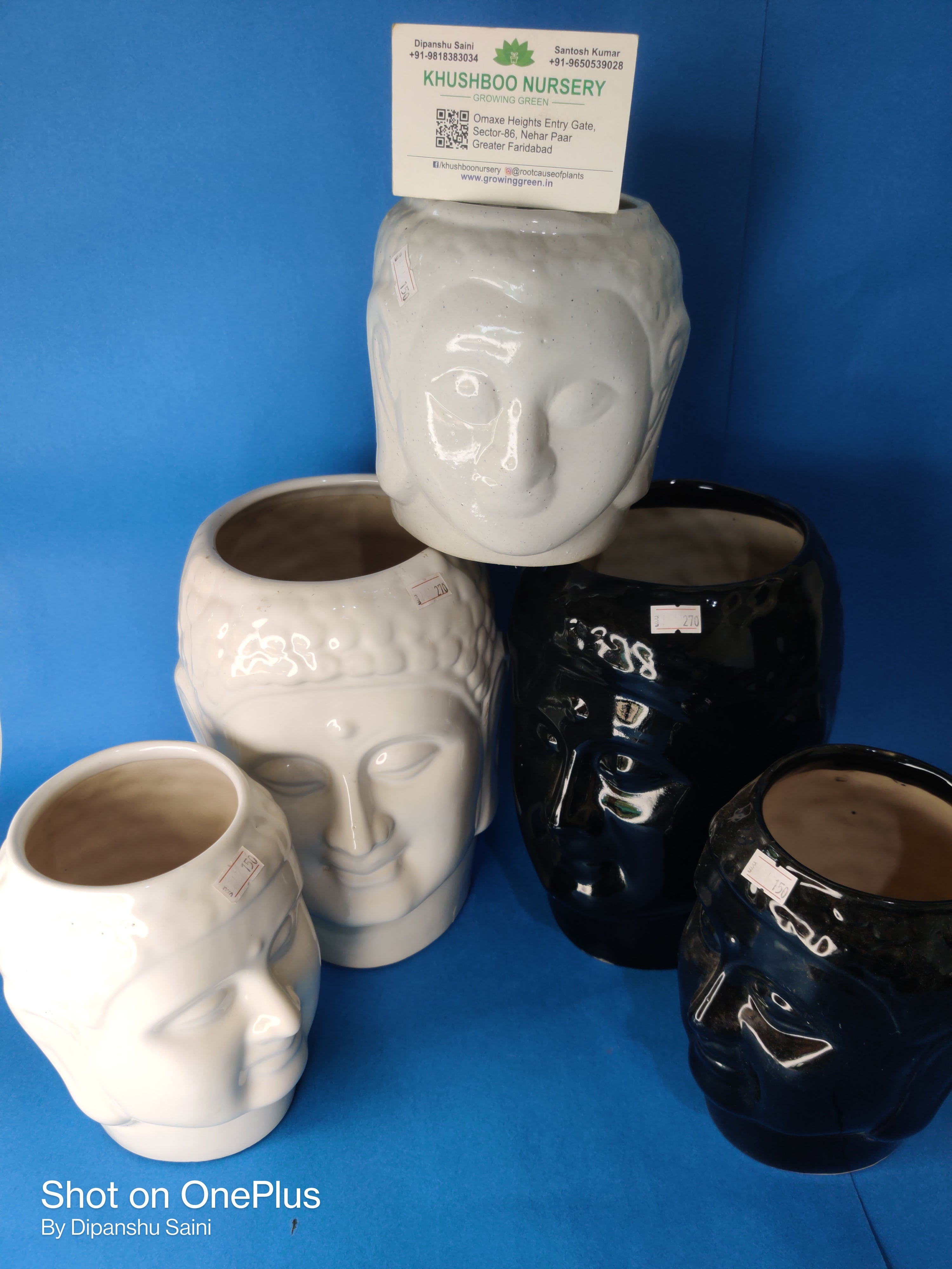 Ceramic Pot: Buddha